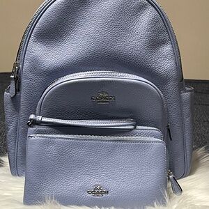 Coach Backpack Baby Blue PLUS wristlet